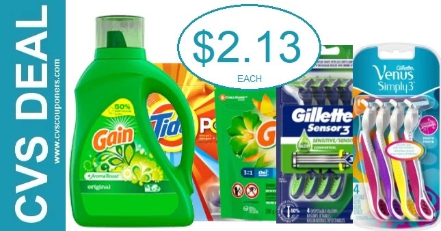 Gain & Tide Laundry Detergent CVS Deals