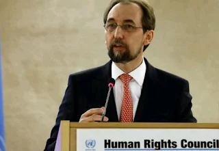 U.N. High Commissioner for Human Rights Zeid Ra’ad al-Hussein