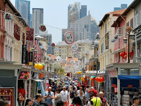 Nanyang Culture and Heritage Food in Singapore Chinatown. Five Foot Way Festival