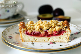 Plum Cake with Crumbles