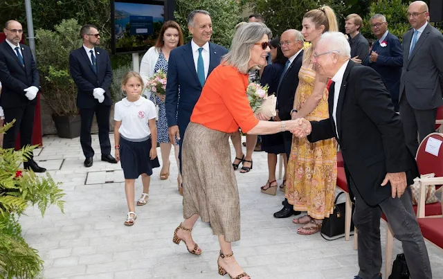 Princess Caroline of Hanover who represented Prince Albert II, and Melanie-Antoinette de Massy attended award ceremony