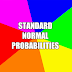 STANDARD NORMAL PROBABILITIES 