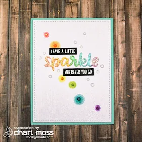 Sunny Studio Stamps: Breakfast Puns Born To Sparkle Birthday Balloon Cards by Chari Moss