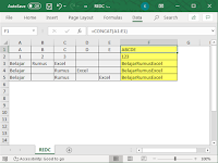 Fungsi CONCAT, Cara Menggunakan Rumus Excel CONCAT