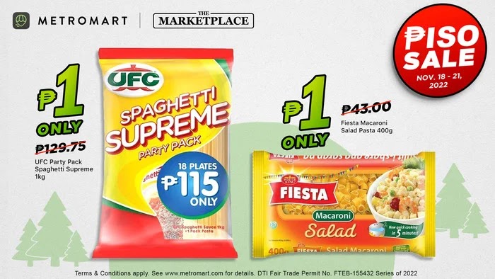 Metromart and The Marketplace UFC PISO SALE