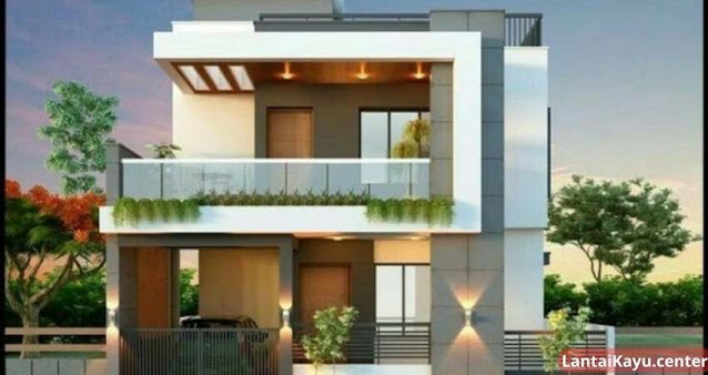 Desain Rumah Bertingkat Dengan Rooftop Bernuansa Mewah
