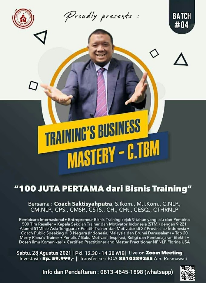 Certified Training Business Mastery Batch 4