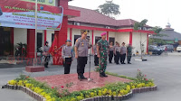 Lepas Tim Renang dan Dayung ke Lampung AKBP Ikhwan Lubis SH.MH Pimpin Apel Bersama TNI-POLRI  