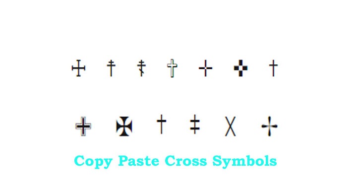 Cross Text Symbol Just Copy and Paste it in Text | Cool ...