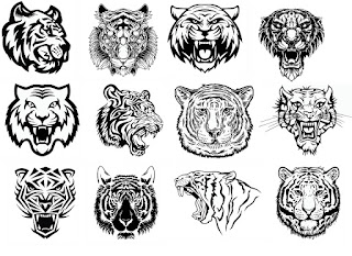 Tiger svg,cut files,silhouette clipart,vinyl files,vector digital,svg file,svg cut file,clipart svg,graphics clipart