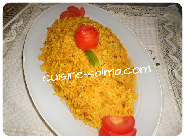 طبق، أرز. روز