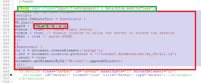 How to add Facebook Comment Box in Blogger With Notifications Enabled