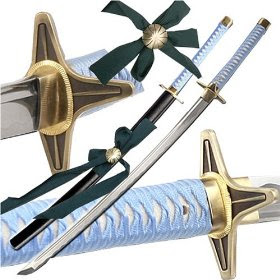 decorative stainless steel bleach zanpakutou toshiro hitsugaya sword replica hyourinmaru topswords