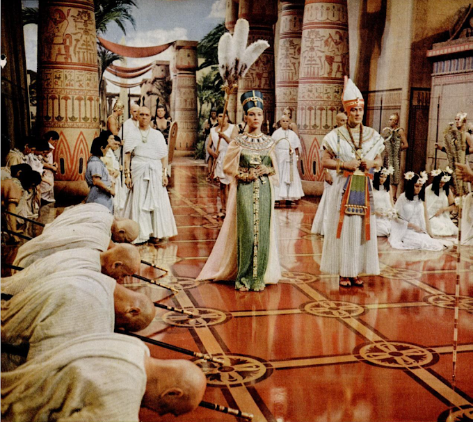 Behind the scenes of the 1954 20th Century-Fox The Egyptian