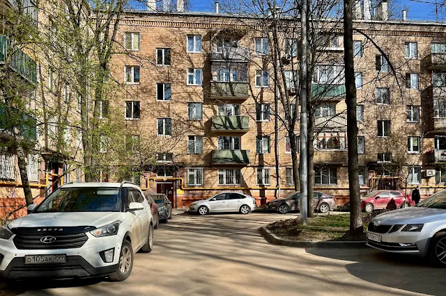 улица Семёновский Вал, дворы, жилые дома 1961 года постройки