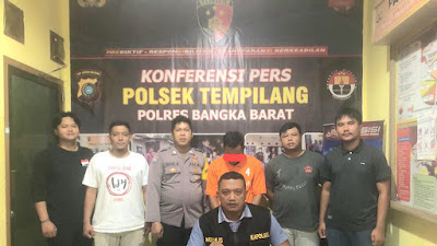 Terlibat Narkoba, Polsek Tempilang  Tangkap  Pasutri Baru Nikah 1,5 Bulan