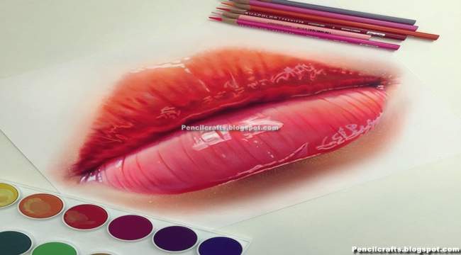 Realistic Colored Pencil Drawing Time Lapse
