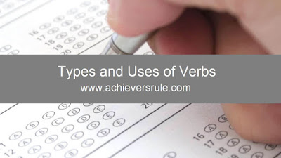 Types and Uses of Verbs - Shortcut Rules