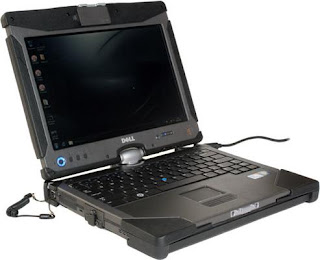 DELL Latitude XT2 XFR Tablet PC لابتوب للأستخدام العسكري وتحمل الصدمات