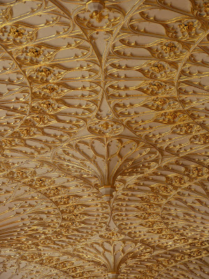 The ceiling in The Gallery, Strawberry Hill