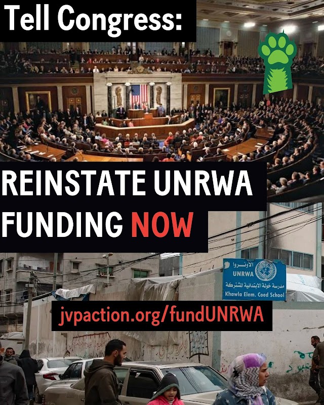 ACTION: Tell Congress to Restore Aid to Palestinians
