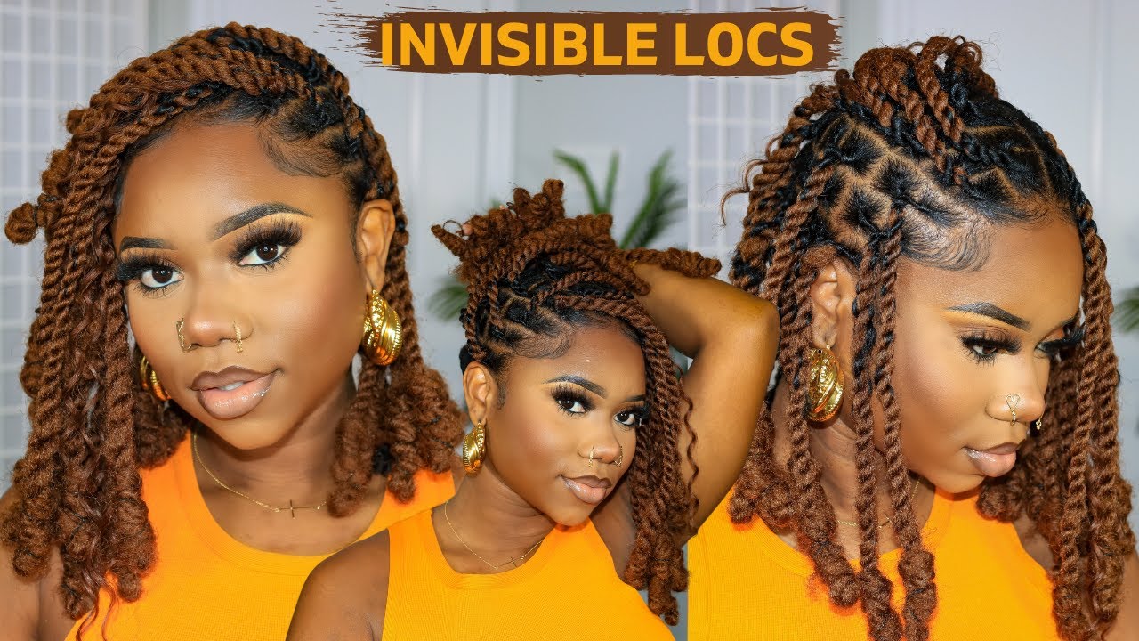 INVISIBLE LOCS TUTORIAL EASY METHOD PROTECTIVE STYLE