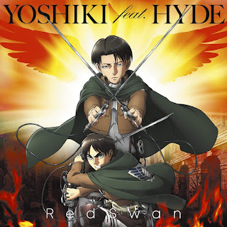 download opening theme anime Shingeki no Kyojin Season 3 Red Swan by X JAPAN feat. HYDE