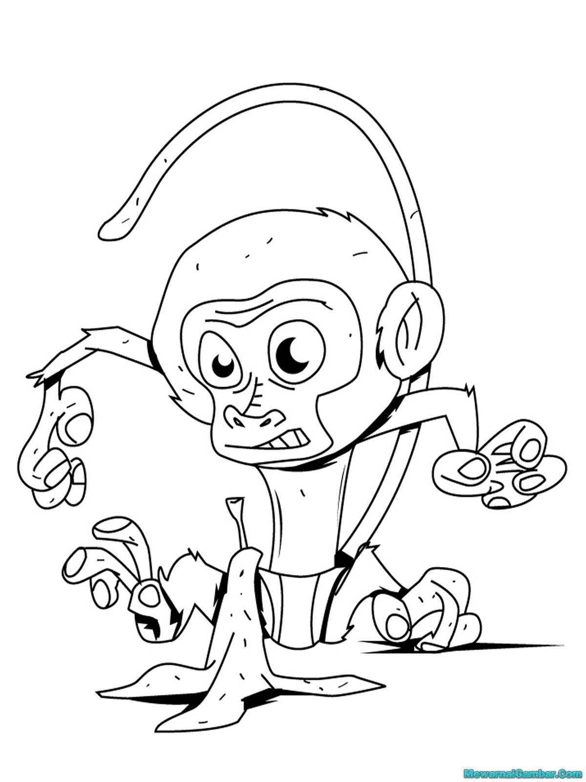 Animasi Kartun Monyet