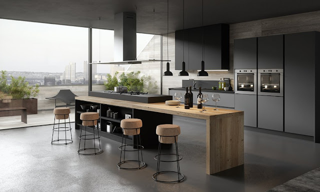 Cuisine Gris Anthracite