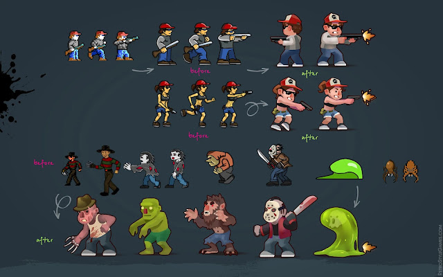 2D Game Character Sprite Sheet
