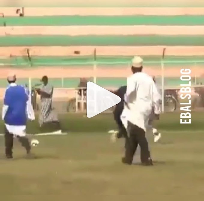 Herdsmen Training For Next AFCON And WorldCup Match In Arabic Attire And Pams