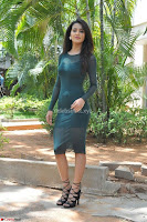 Simran Choudhary Cute beauty with dimples in transparent Green Tight Short Dress ~  Exclusive 006.jpg