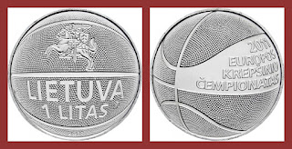 L1 LITHUANIA 1 LITAS COMMEMORATIVE COIN UNC 2011