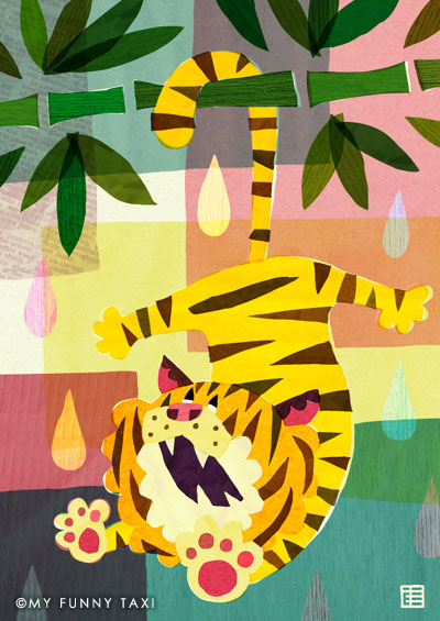 虎のイラスト Tiger illustration