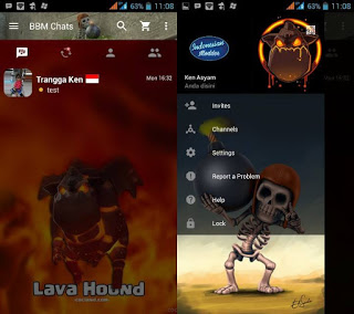 BBM MOD Lavahound v2.13.1.14 Apk Terbaru