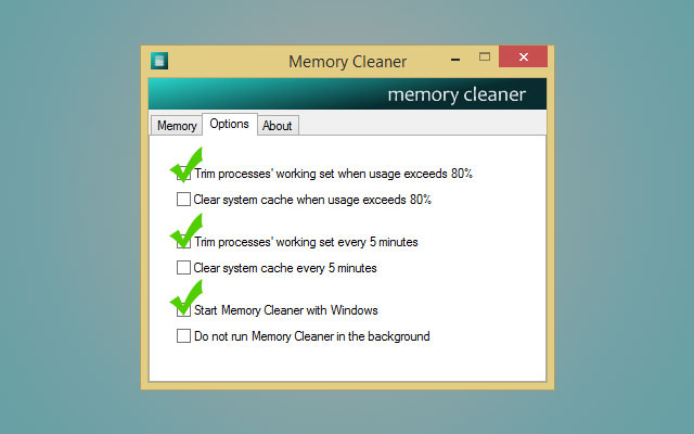 طريقة تخفيف رام الحاسوب باستعمال برنامج Memory Cleaner