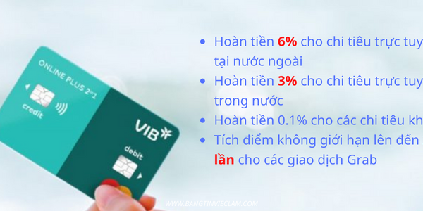 Có nên mở thẻ tín dụng VIB Online Plus 2in1 không?