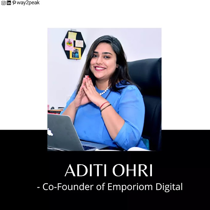 She started her entrepreneurial journey unknowingly - Aditi Ohri