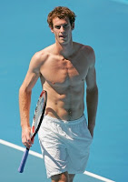 Andy Murray shirtless