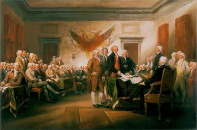 Trumbull's Signing of the Declaration of Independence