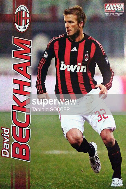 David Beckham AC Milan 2008