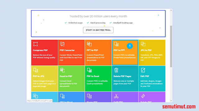 cara mengubah file pdf ke ppt online