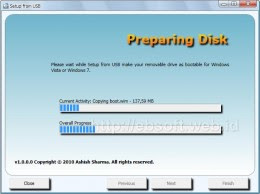 Tips Trik Shobi Membuat Installasi Windows 7, Vista dari USB Flashdisk