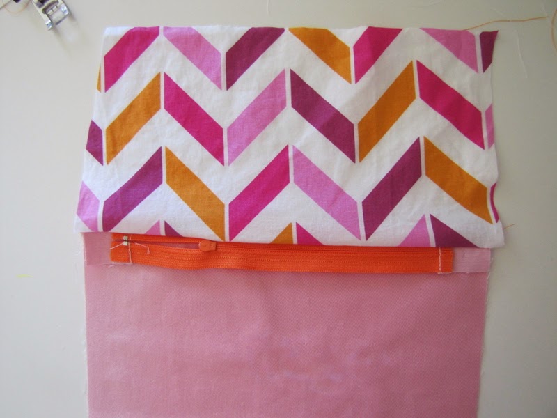 Lined Zipper Pouch Bag Tutorial