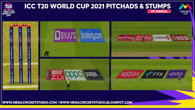 ICC T20 World Cup 2021 Pitchads & Stumps
