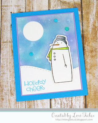 Holiday Cheer card-designed by Lori Tecler/Inking Aloud-stamps and dies from Paper Smooches