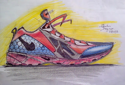 Nike Shoe Sketch