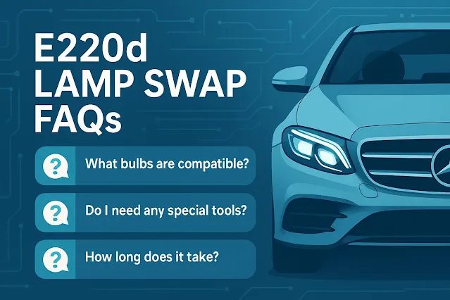 ベンツE220dのランプ交換に関するよくある質問（FAQ）