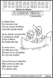 Canto a canoa virou