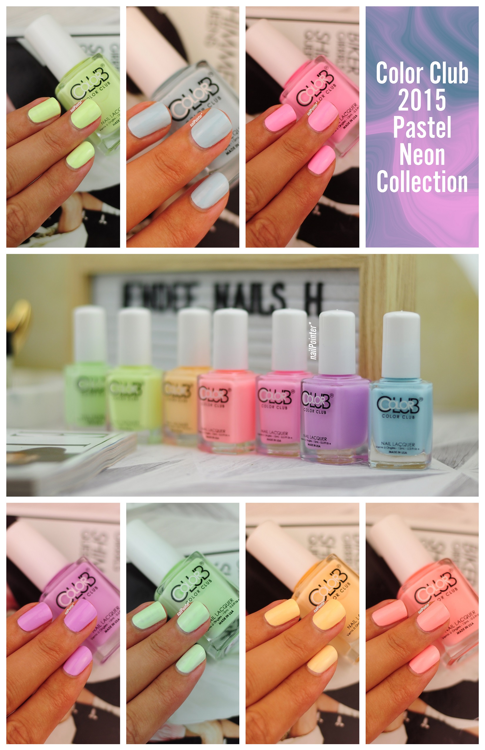 color club pastel neon collection 2015 swatches